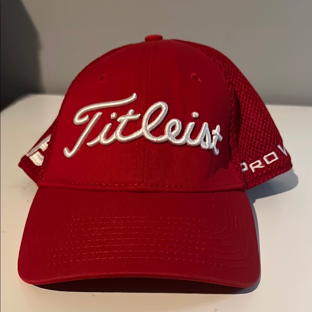 Titleist Red Baseball Cap